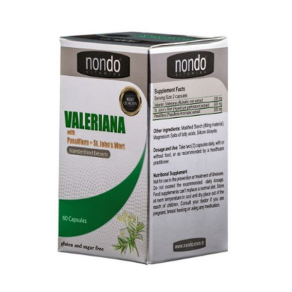 Nondo Valeriana 60 Kapsül