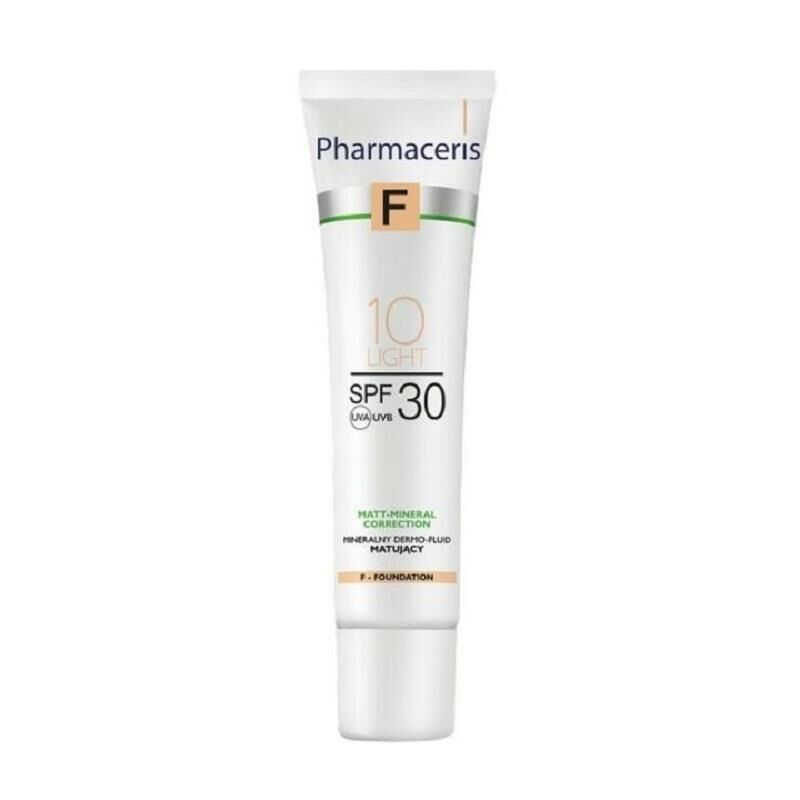 Pharmaceris F Mineral Matifying Fluid Dermo-Foundation 10 Light SPF30 30 ml
