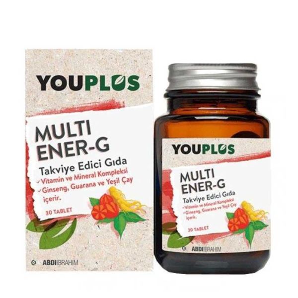 Youplus Multi Ener-G Takviye Edici Gıda 30 Tablet