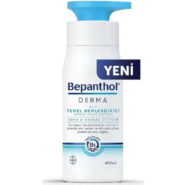 Bepanthol Derma Temel Nemlendirici Kuru Hassas Ciltler Losyon 400 ml