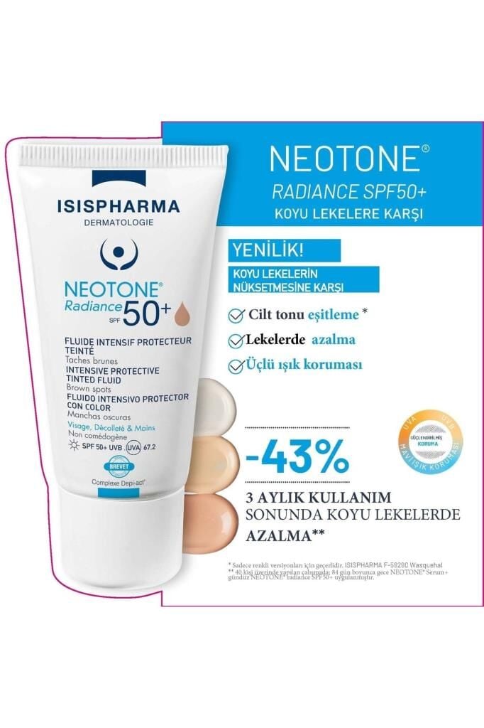 Isis Pharma Neotone Radiance Medium Tinted SPF50+ 30 ml