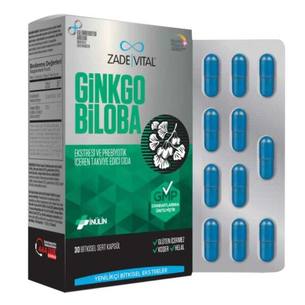 Zade Vital Ginkgo Biloba 30 Adet