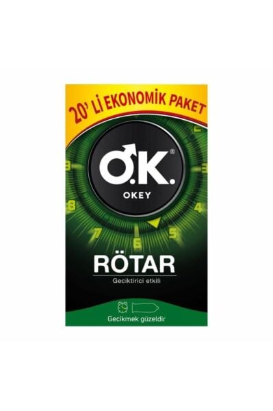 Okey Prezervatif Rötar Ekonomik 20'li