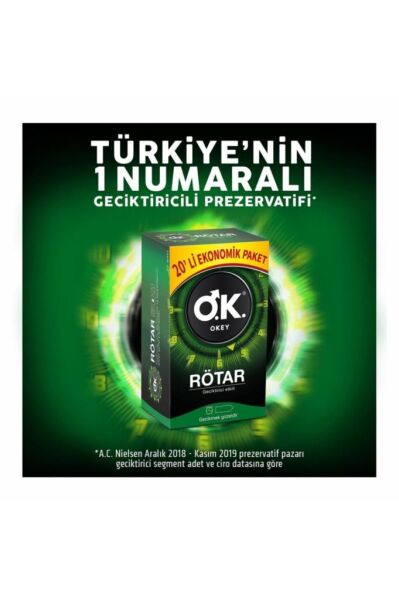 Okey Prezervatif Rötar Ekonomik 20'li
