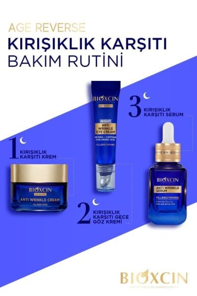 Bioxcin Age Reverse Kırışıklık Karşıtı Krem 50 ml