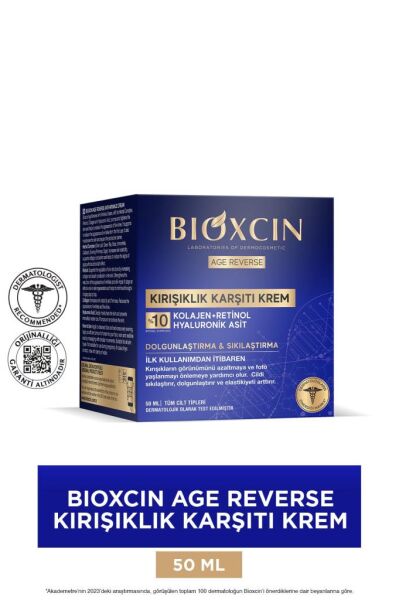 Bioxcin Age Reverse Kırışıklık Karşıtı Krem 50 ml