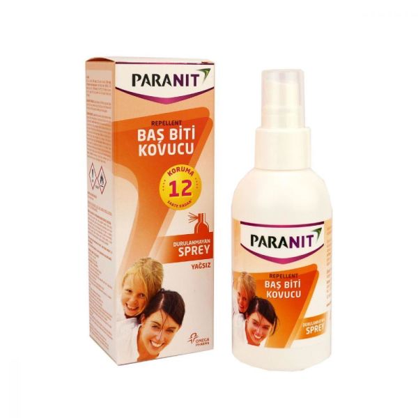 Paranit Baş Biti Kovucu Durulanmayan Yağsız Sprey 100 ml