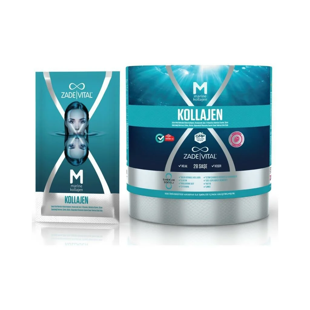Zade Vital Marine Collagen + Hyaluronic Acid 28'li Saşe