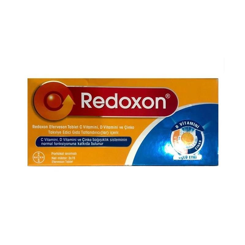 Redoxon Üçlü Etki C Vitamini D Vitamini Çinko Efervesan 30 Tablet