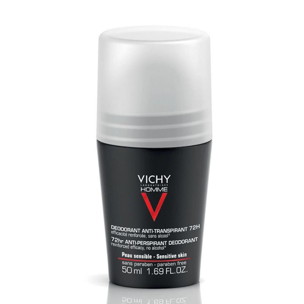 Vichy Roll On Deodoroant Erkekler İçin Terleme Karşıtı 72 Saat Etkili 50 ml