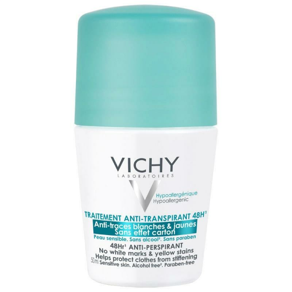 Vichy Roll On Deodoroant Beyaz İz Karşıtı Terleme Karşıtı 48 Saat Etkili 50 ml