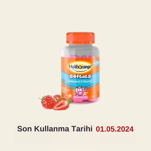 Haliborange Softies Kalsiyum & D Vitamini 60 Çiğneme Tablet