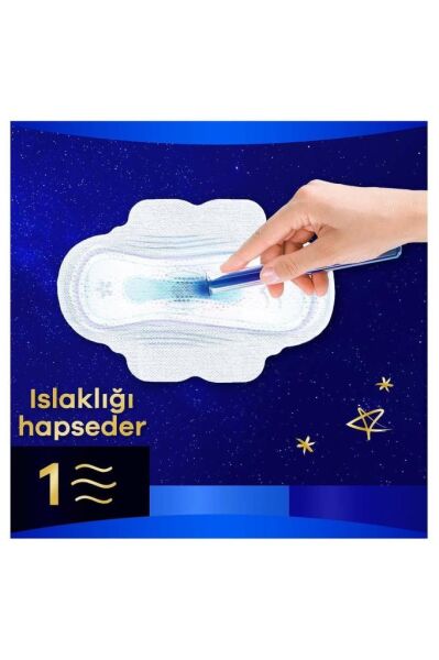 Orkid Ultra Hijyenik Ped Gece Extra Plus No: 5 5'li