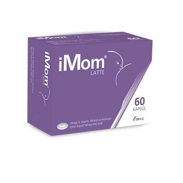 iMom Latte Omega 3 Takviye Edici Gıda 60 Kapsül