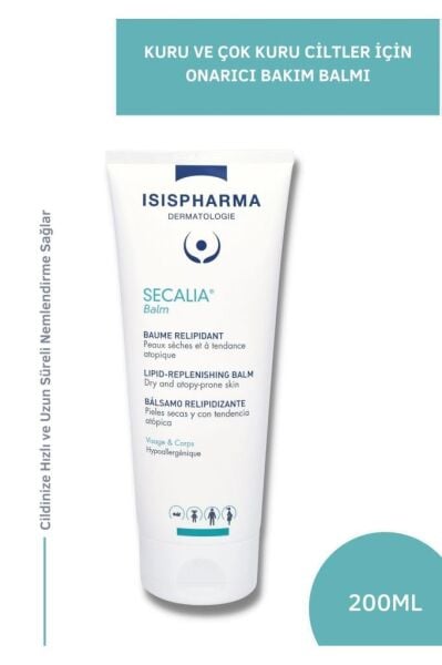 Isis Pharma Secalia Balm Kuru Ciltler için El ve Vücut Kremi 200 ml
