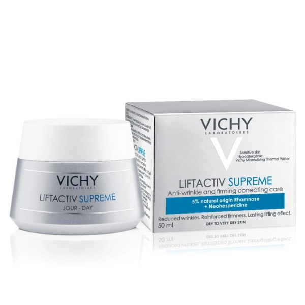 Vichy Liftactiv Supreme Kırışıklık Karşıtı Gündüz Bakım Kremi Kuru Ciltler 50 ml