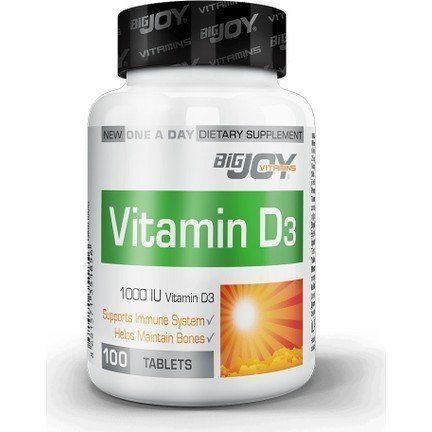 Bigjoy Vitamins Vitamin D3 1000IU 100 Tablets