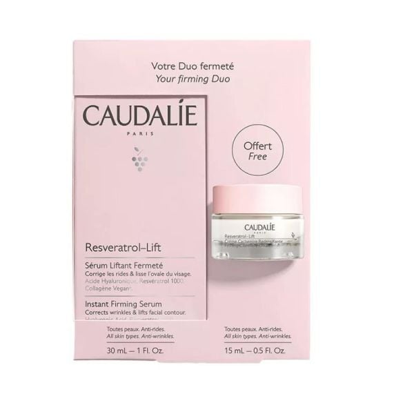 Caudalie Resveratrol Lift Sıkılaştırıcı Serum 30 ml + Resveratrol Lift Sıkılaştırıcı Kaşmir Krem 15