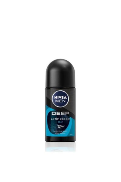 Nivea Roll-On Deep Beat Aktif Karbon Erkek 50 ml