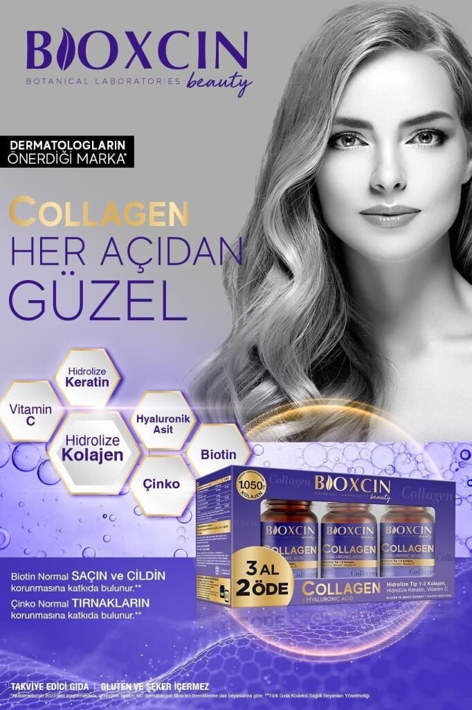 Bioxcin Collagen Hyaluronic Acid Hidrolize Tip 1-3 Kolajen 3 x 30 Tablet - 3 Al 2 Öde