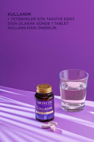 Bioxcin Collagen Hyaluronic Acid Hidrolize Tip 1-3 Kolajen 3 x 30 Tablet - 3 Al 2 Öde