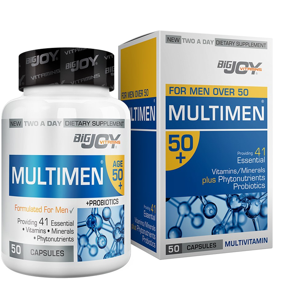 BigJoy Vitamins Multimen 50+ 50 Kapsül