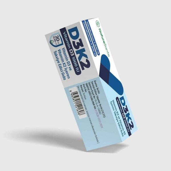 NatureSante D3K2 Takviye Edici Gıda 20 ml