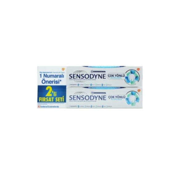 Sensodyne Çok Yönlü Koruma Diş Macunu 75 ml 2li