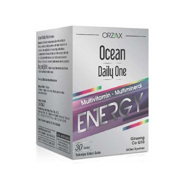 Orzax Ocean Daily One Energy 30 Tablet - Takviye Edici Gıda