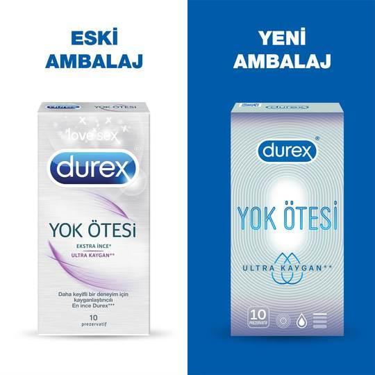 Durex Yok Ötesi Ultra Kaygan 10lu Prezervatif
