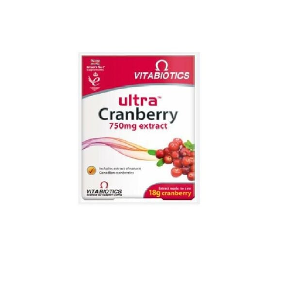 Vitabiotics Ultra Cranberry 750 mg Extract 30 Tablet
