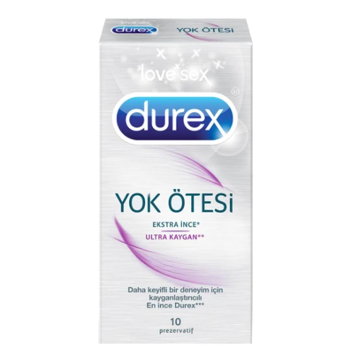 Durex Yok Ötesi Ultra Kaygan 10lu Prezervatif