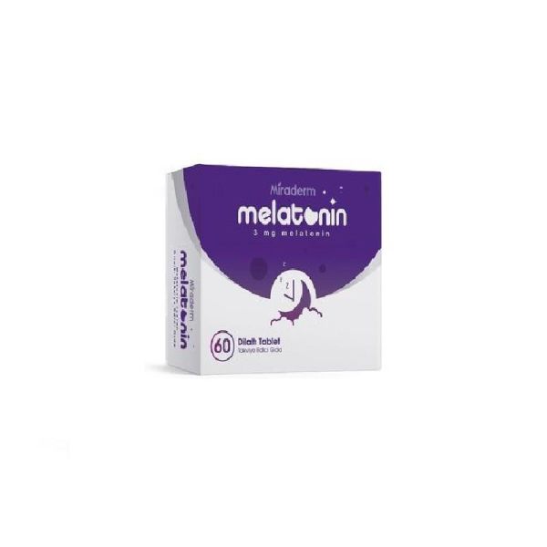 Miraderm Melatonin 3mg Dil Altı Tableti 60 Lı