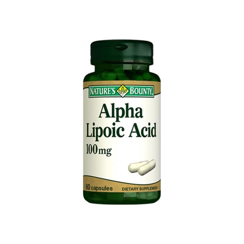 Nature's Bounty Alpha Lipoic Acid 100 mg 60 Kapsül
