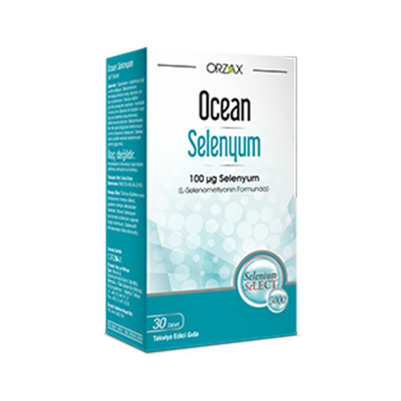 Orzax Ocean Selenyum Takviye Edici Gıda 30 Kapsül