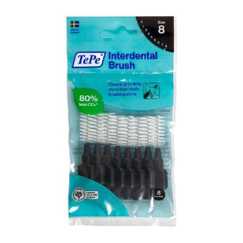 Tepe Arayüz Fırçası Siyah 1,5 Mm 8'li