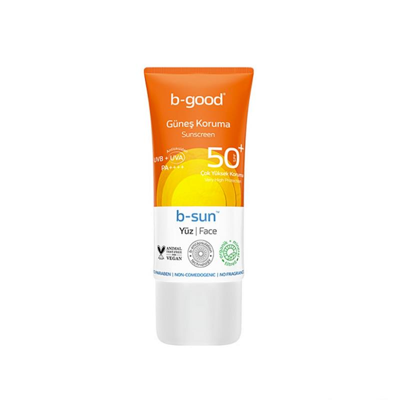 Bgood Yetişkin Yüz Güneş Spf50 50 ml