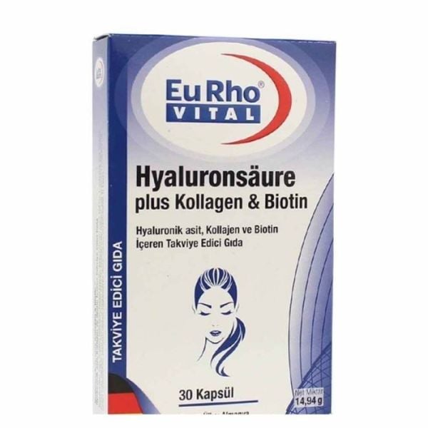 Eurho Vital Hyaluronsaure 30 Kapsül