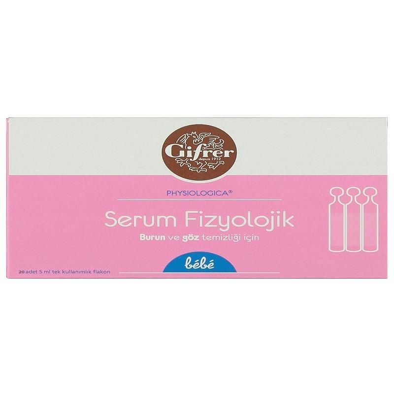 Gifrer Serum Fizyolojik 5 ml 20 Flakon