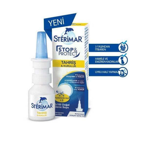 Sterimar Stop & Protect Tahriş & Kuruluk Burun Spreyi 20 ml