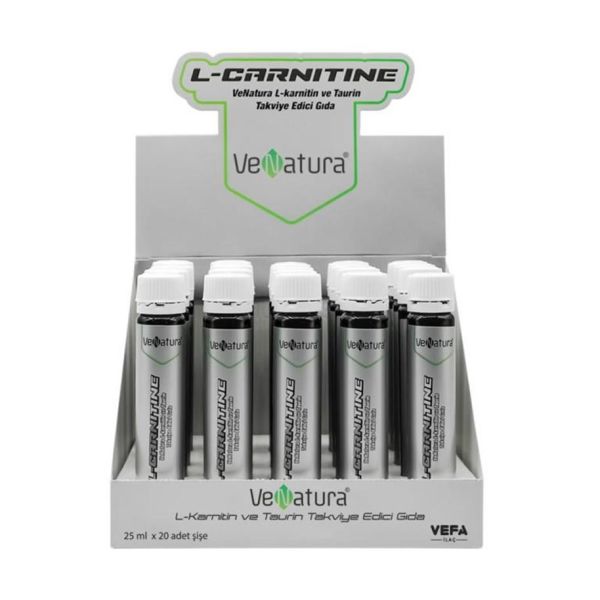 VeNatura L-Karnitin ve Taurin 25 ml x 20 Şişe