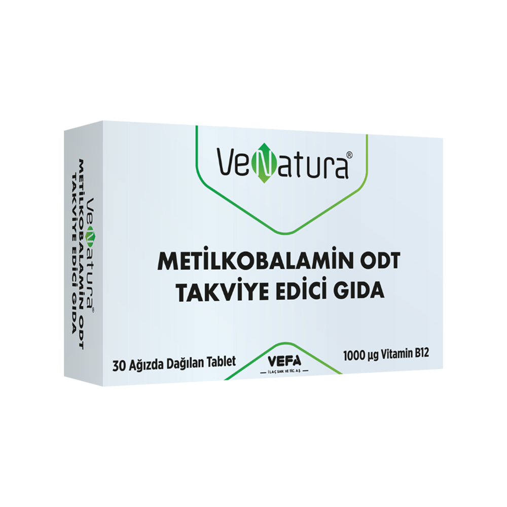 Venatura B12 Metilkobalamin 30 Ağızda Dağılan Tablet