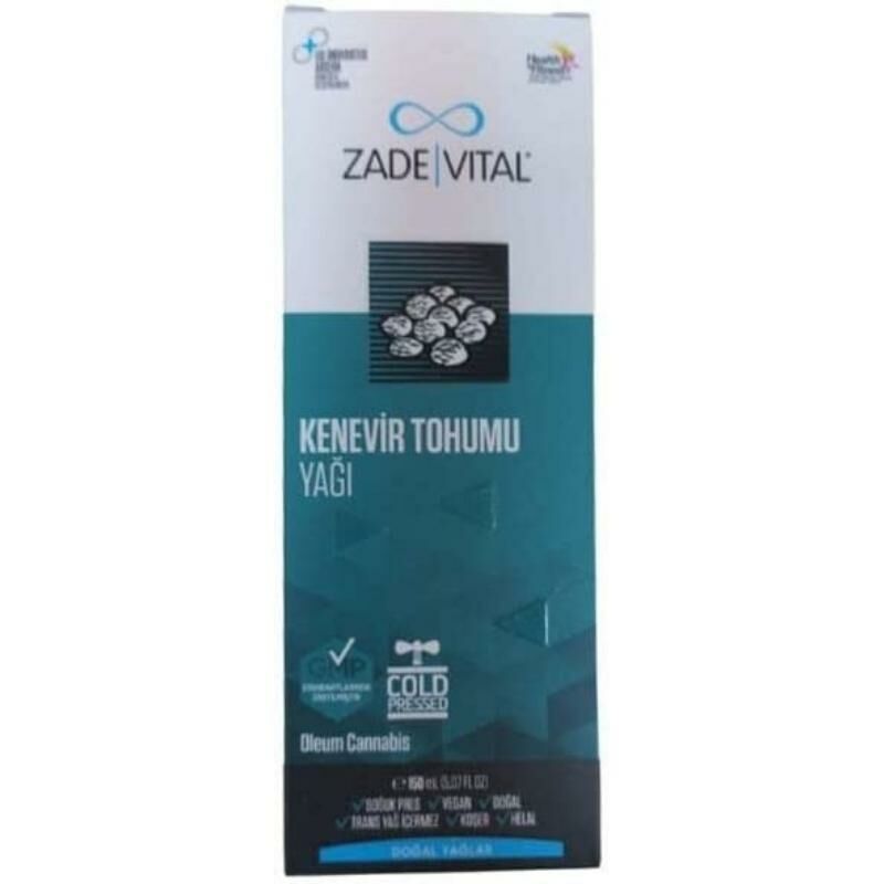 Zade Vital Kenevir Tohumu Yağı 150 ml