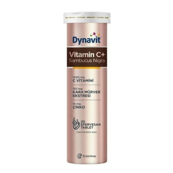 Dynavit C Vitamini Sambucus Nigra 20 Efervesan Tablet