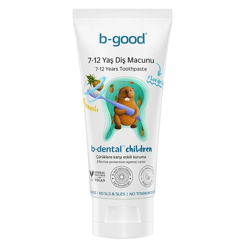B-Good Diş Macunu 7-12 Yaş b-dental Children Florürlü 50 ml
