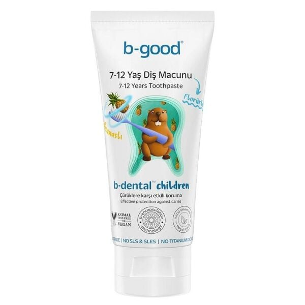 B-Good Diş Macunu 7-12 Yaş b-dental Children Florürlü 50 ml