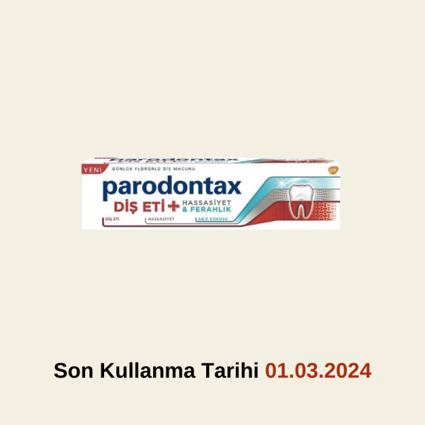Parodontax Diş Eti & Hassasiyet & Ferahlık Diş Macunu 75ml