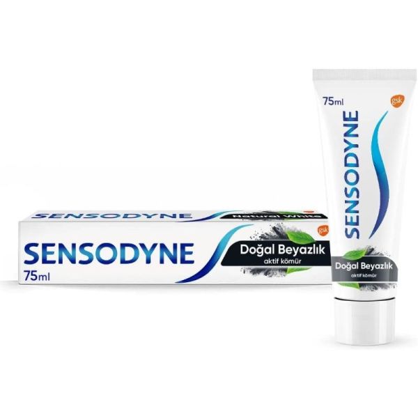 Sensodyne Doğal Beyazlık Aktif Kömür Diş Macunu 75 ml