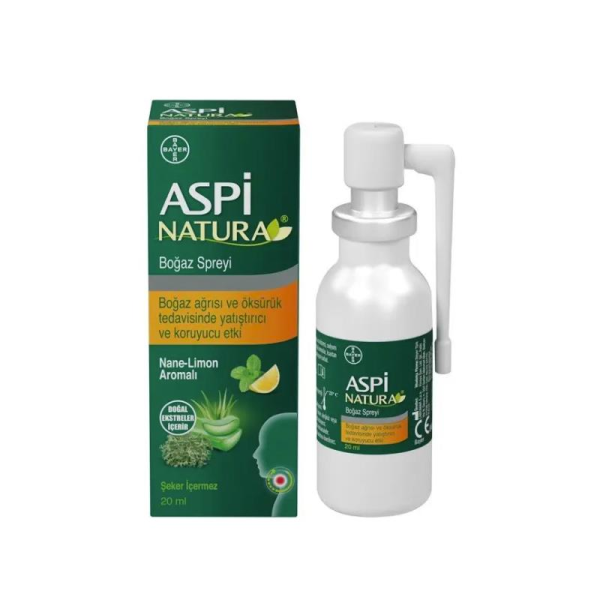 Aspi Natura Boğaz Spreyi 20 ml
