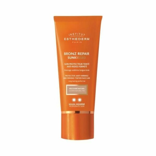 Institut Esthederm Bronz Repair Sunkissed Kırışık Önleyici Yüz için Bronzlaştırıcı